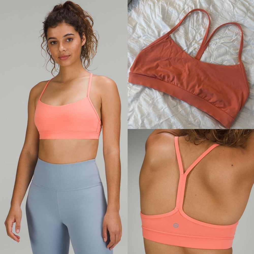 Lululemon Women's Coral Flow Y Sports Bra